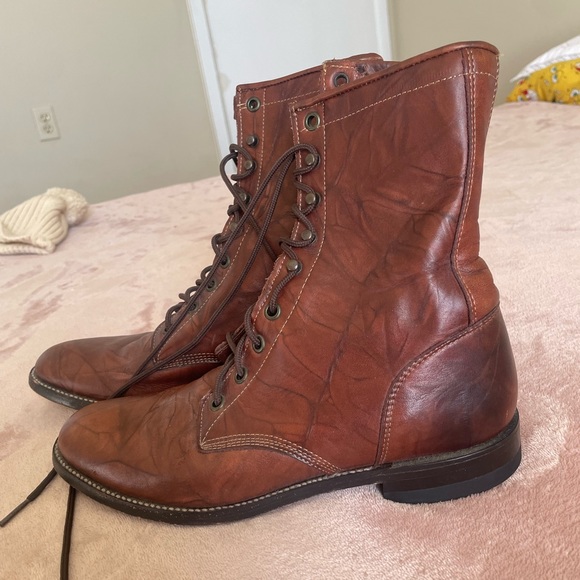 Pure Leather boots leather sole - Picture 3 of 6